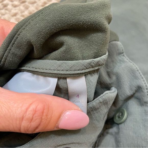 Athleta Brand Green Cinch Hem Athletic Pants Size 4 - Picture 7 of 9